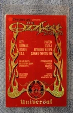 Vintage Genuine DOUBLE SIDED Ozzfest 2000 Laminated Backstage Pass UNIVERSAL