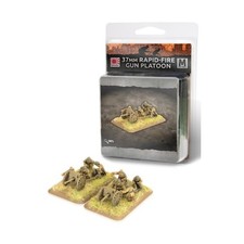 Battlefront FoW Japan 37mm Rapid-Fire Gun Platoon Pack New