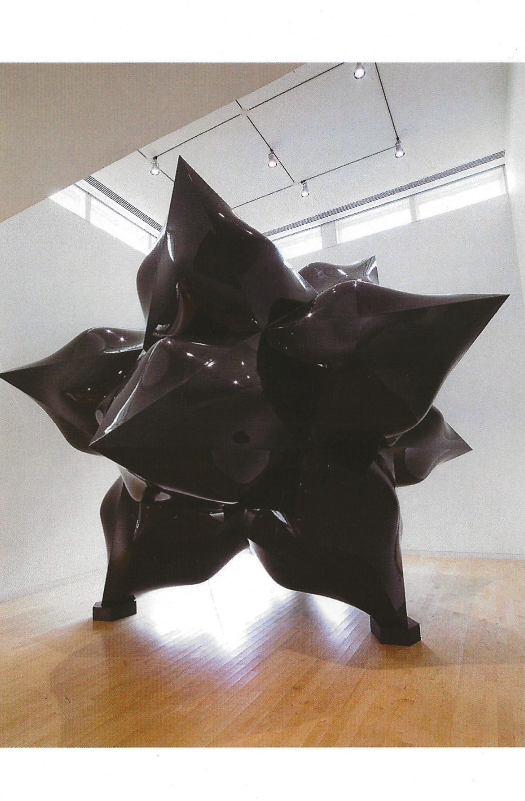 Postcard Frank Stella "Fat 12 Point Carbon Fiber Star" 2016 Aldrich Art Musm MNT