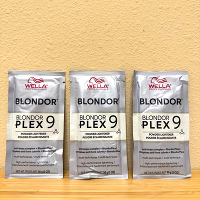 Wella Blondor BlondorPlex 9 Powder Lightener 1 oz  3 Pack