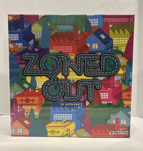 Grey Fox Games: ZONED OUT - City -Building Developer - Board Game *NEW - SEALED* - Picture 1 of 5