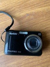 Kodak PIXPRO FZ43 16 MP Digital Compact Camera Black Point Shoot Tested No Batt