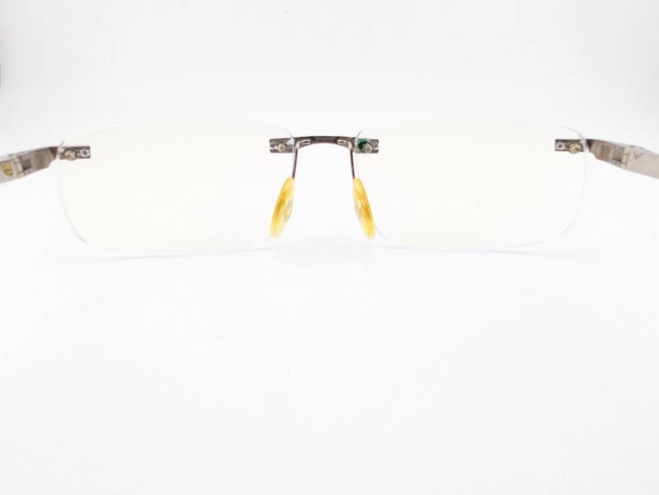 Porsche Design Eyeglasses, Frames Only, P8252 S2 Silver/Red, 56-15-145, Titanium - Image 4 of 4