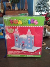 Darice Foamies Foam Kit - Snow Queen Castle. Makes One. Package Worn But New.