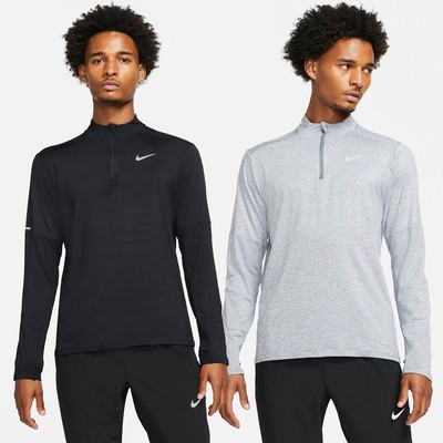 Nike Dri-Fit Element 1/2 Zip Herren Laufshirt Sportshirt Fitness Oberteil Top