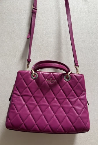 Borsa a tracolla trapuntata Kate Spade Carey Sullivan Baja Rose