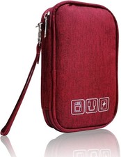 Electronic Organizer Bag Travel Cable Organizer Tech Cord Charger Pouch Case