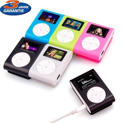Mini MP3 Player LCD Display mit Clip MP3 Sport Musik Audio Zubehörpaket TOP