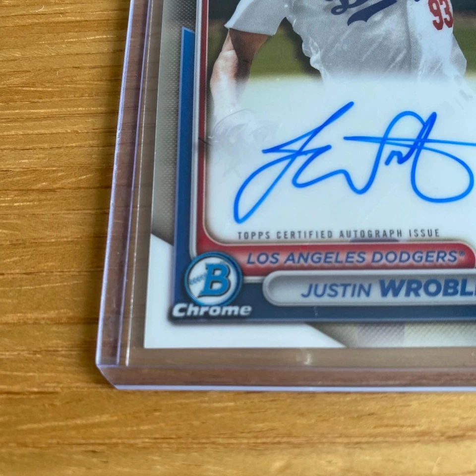 Justin Roblewski Autograph Card - Image 3 of 4