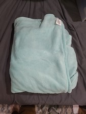Laura Ashley Throw Blanket LIGHT Blue 50  x72  