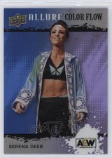 2022 Upper Deck Allure AEW Color Flow Blue Purple 31/199 Serena Deeb #R-17 d9r