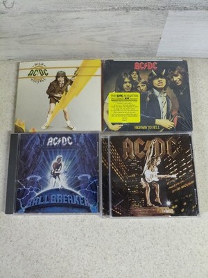 AC/DC 4 CD Lot High Voltage,Ballbreaker,Highway To Hell,Stiff Upper Lip
