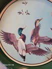 Vintage Avon Mallards In Flight Metal Serving Tray Chesapeake Ducks 12" Diameter — photo 7