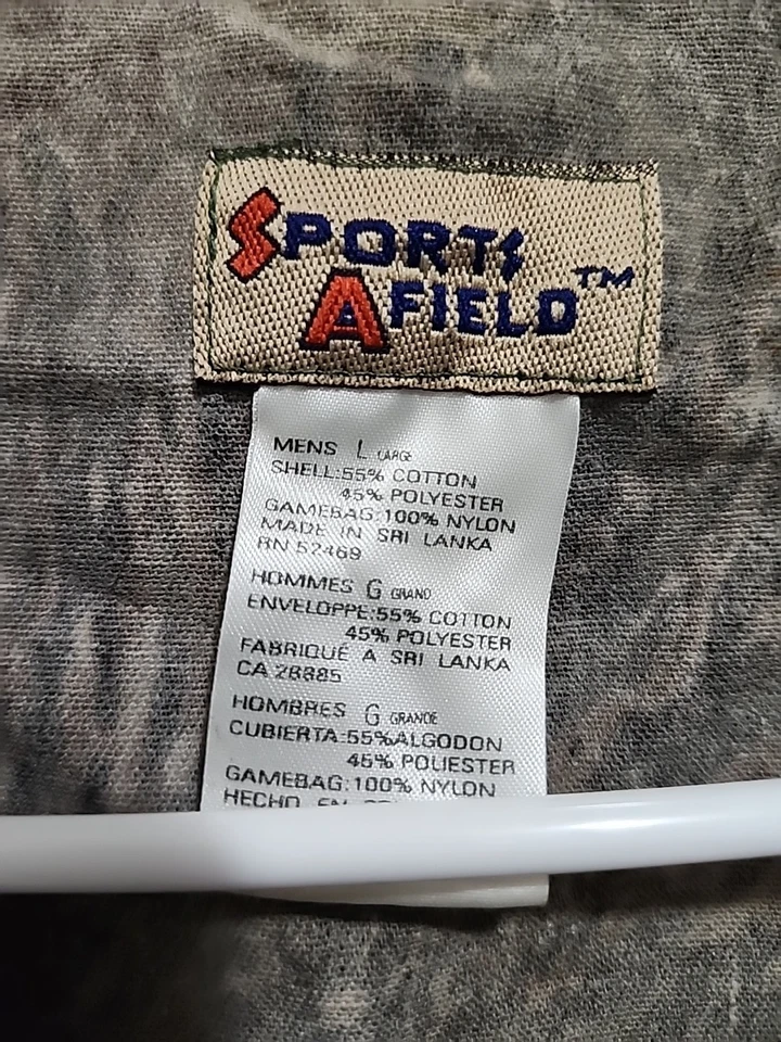 Vintage Sports Afield Realtree Camo Zip Shell Holder Hunting Shooting Vest Men L - Image 3 of 4