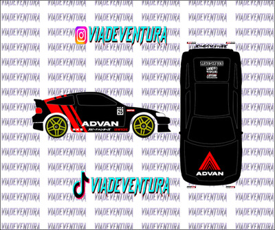 311 Advan 1/64 Honda CRX WHITE TONER Universal WaterSlide Decal for Hot