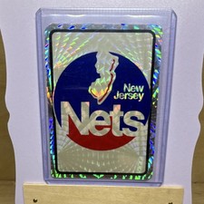 New Jersey Nets Hologram Sticker Card Basketball Card