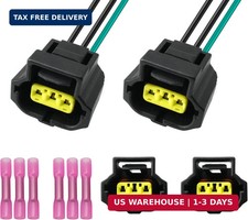 2 Pcs Alternator Plug Wiring Harness Pigtail Compatible with Ford Lincoln Mercur