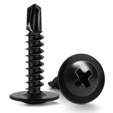 Sheet Metal Screws 8 x 3/4", 125pcs Tapping Screws for Metal, Self Drilling Scr