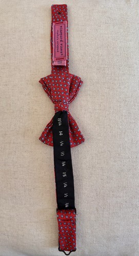 Vineyard Vines Boys Bowtie - Red With Blue Stars - Picture 4 of 4
