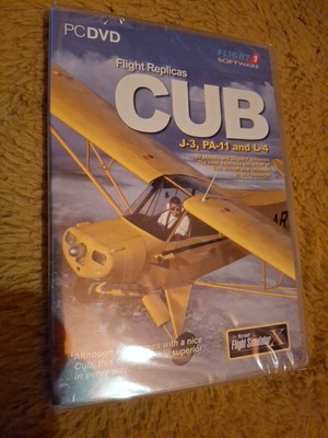 Flight Replicas CUB PC DVD Rom Add-On Flugsimulator Sim X FSX NEU & VERSIEGELT