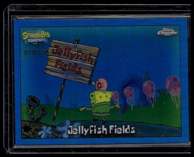 2025 Topps Chrome SpongeBob #47 Jellyfish Fields /150