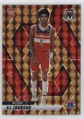 2024-25 Panini Mosaic Rookies Bronze Prizm 16/75 AJ Johnson #215 Rookie RC 16wc