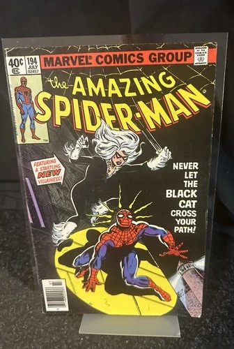 The Amazing Spiderman #194 July 1979 Marvel Marv Wolfman. 1st Black Cat