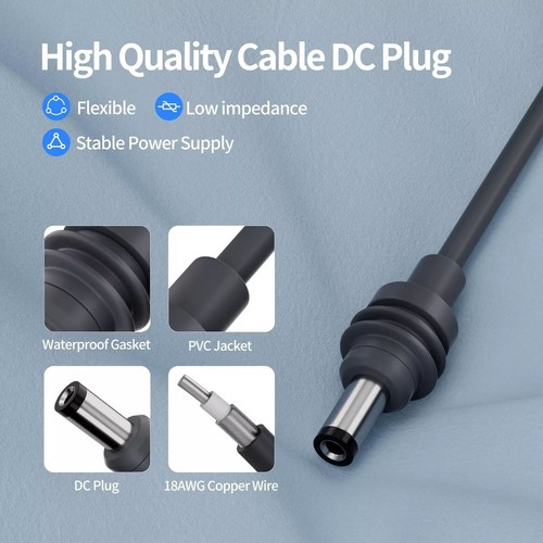 Portable Power Cable Cigarette Lighter Adapter For Starlink Mini IP68 Waterproof - Zdjęcie 6 z 16