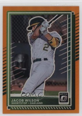 2025 Panini Donruss Optic Orange Prizm 3/199 Jacob Wilson #76 Rookie RC 10w8