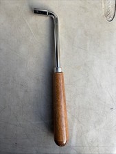 Professional Piano Tuning Hammer Star Tip With Wood Handle Chrome Plated Shaft