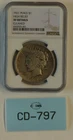 1921 $1 Silver Peace Dollar NGC XF EXTRA FINE HIGH RELIEF US TYPE COIN CD-797