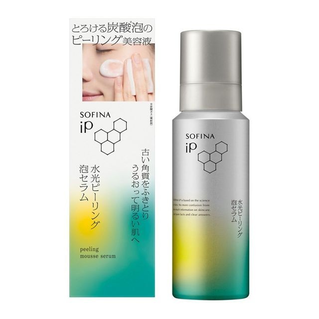 sofina iP Water-light peeling Foam serum Wipe-off beauty serum