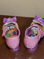 Disney Princess Glitter Toddler Girl Low Heel Dress Up Shoes Plus Head Tiara