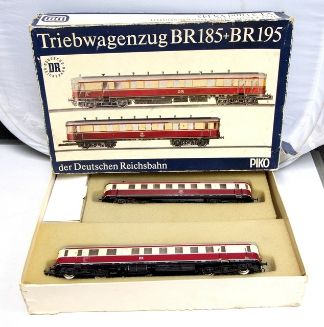 Vintage Piko Triebwagenzug BR185+BR195 German Toy Train eBay