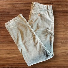 Vineyard Vines Green Corduroy Slim Fit Breaker Pants 32 X 32