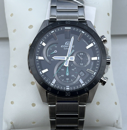 Casio EFR-573DB-1AVUEF EDIFICE HERREN CHRONOGRAPH QUARTZ ANALOG SCHWARZ ZIFFERBLATT UHR - Bild 12 von 14