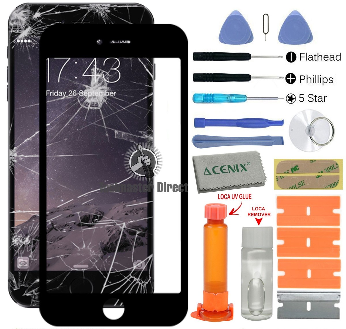 APPLE IPHONE 6 PLUS (5.5 INCHES) Front glass screen