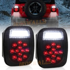 2x Led Tail Lights Rear Brake Lamps Turn Stop Reverse For Jeep Wrangler Tj Cj 2x Led Tail Lights Rear Brake Lamps Turn Stop Reverse For Jeep Wrangler Tj Cj