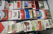 40 Greeting Cards Envelopes No Duplicates Christmas Holidays Yuletide lot 16