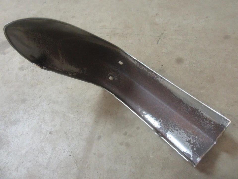 1961 Chevrolet Impala Belair exterior rear bumper chrome core end piece PR - Image 3 of 3