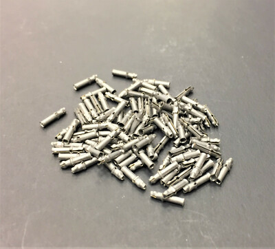 (100x) Mini Tubular Terminals - PC Board - Keystone Electronics - NOS