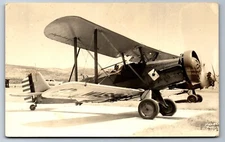 C.1940 WW2 RPPC ACE SPADE DAGGER NOSE ART 116 AIR REFUEL SQUADRON POSTCARD P36