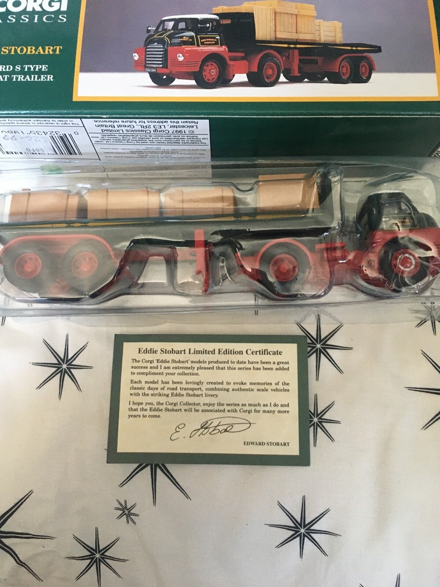 Corgi Classics 19801 Bedford S Type with Flat Trailer Eddie