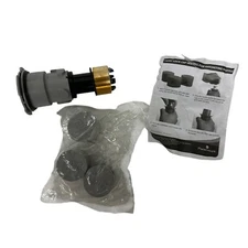 Paramount PVR Pool Cleaning System Pop Up Nozzle w Cap 004-617-4000-08 Lght Gray