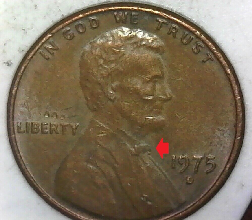 ERROR 1975 D LINCOLN CENT WITH MINI LINCOLN AT TIE | eBay