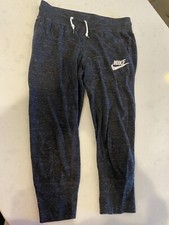 Nike Crop Sweatpants Joggers Vintage Wash Gray Heather  Women's Size Small