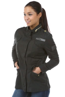 BNWT RRP £150 Womens SVEA Agata lightweight Biker Jacket size S 10-12 black grey