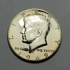 1969 S US SILVER PROOF 50 Cents Kennedy Half Dollar UNC from Set U288
