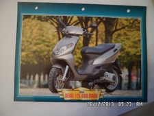 CARTE FICHE MOTO DERBI 125 BOULEVARD 2003