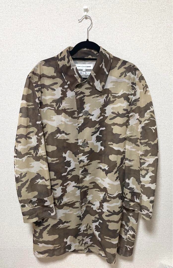 ジャケット・アウター comme des garcon camo mesh coat COMME des GARCONS SHIRT Mesh camouflage stainless steel